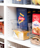 Set 4 cutii depozitare cămară, mari