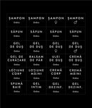 Set 4 dozatoare produse de îngrijire personală