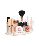 Organizator cosmetice oval, 6 compartimente