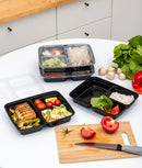 Set 16 caserole compartimentate, reutilizabile, pentru pregătirea meselor