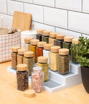 Set 18 sticluțe condimente, capac bambus