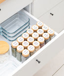 Set 18 sticluțe condimente, capac bambus