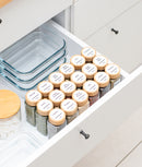 Set 12 sticluțe condimente, capac bambus