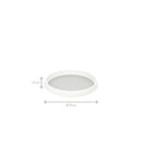 Set 2 tăvi rotative antiderapante Lazy Susan, medie