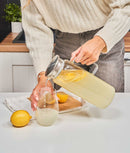 Set 2 carafe apă din sticlă, filtru inox, 1.6 L