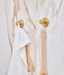 Set cârlige inteligente inox, montare fixă & ușoară, auriu