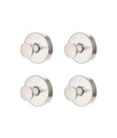 Set cârlige inteligente inox, montare fixă & ușoară, crom