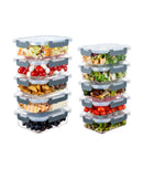 Set 10 caserole etanșe din sticlă pentru mâncare, L + XL