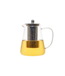 Ceainic minimalist, sticlă, filtru inox detașabil, 1L