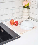 Covoraș uscare vase, super absorbant, microfibră, bej