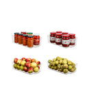 Set 4 cutii depozitare cămară, mari