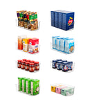 Set 8 cutii depozitare cămară, medii