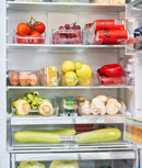 Set 6 cutii depozitare frigider, acces frontal