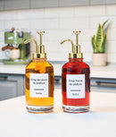 Set 2 sticle dispensere pentru sirop