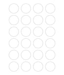 Set 4x24 etichete sticluțe condimente, albe, marker inclus