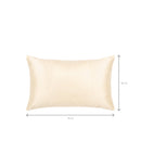 Față de pernă, satin, Tencel™ Lyocell, 50 x 70 cm, bej