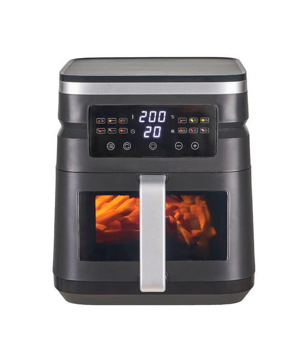 Friteuză cu aer cald, inox, 2 elemente încălzire, 7L, 2000W, Air Fryer Pro 7