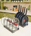 Organizator extensibil tigăi, capace vase