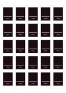 Set 98 etichete condimente, negre, scris gri