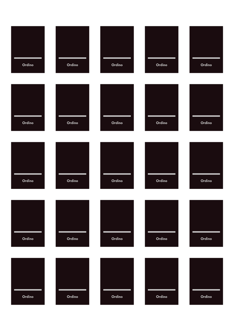 Set 98 etichete condimente, negre, scris gri