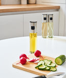 Set 2 pulverizatoare ulei și oțet, sticlă, capac inox