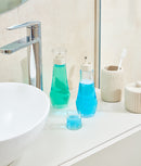 Set 2 recipient apă de gură, sticlă, capac dozare