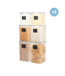 Set 12 recipiente etanșe alimente XXL