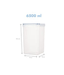 Set 4 recipiente etanșe alimente XXL, 6.5l