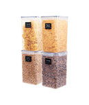 Set 4 recipiente etanșe alimente XXL, 6.5l