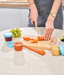 Set 12 recipiente etanșe sticlă pentru mâncare bebeluși