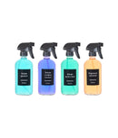 Set 4 recipiente sticlă cu pulverizator