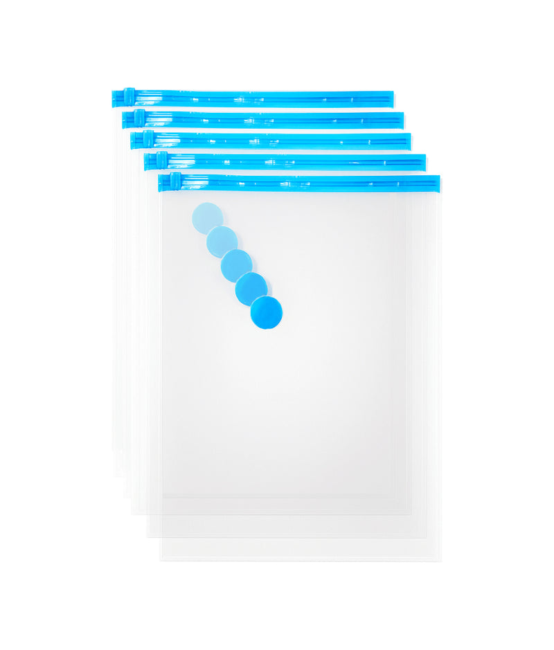 Set 5 saci vidat haine, 70 x 100 cm, mari