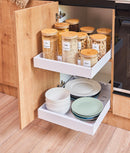 Set 2 sertare glisante, extensibile, organizare dulapuri