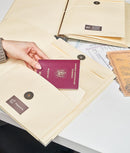 Set 24 etichete organizare documente, gri, marker inclus