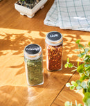 Set 2x24 etichete rotunde, negre, marker inclus