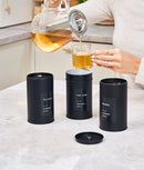 Set 32 etichete recipiente ceai, negre