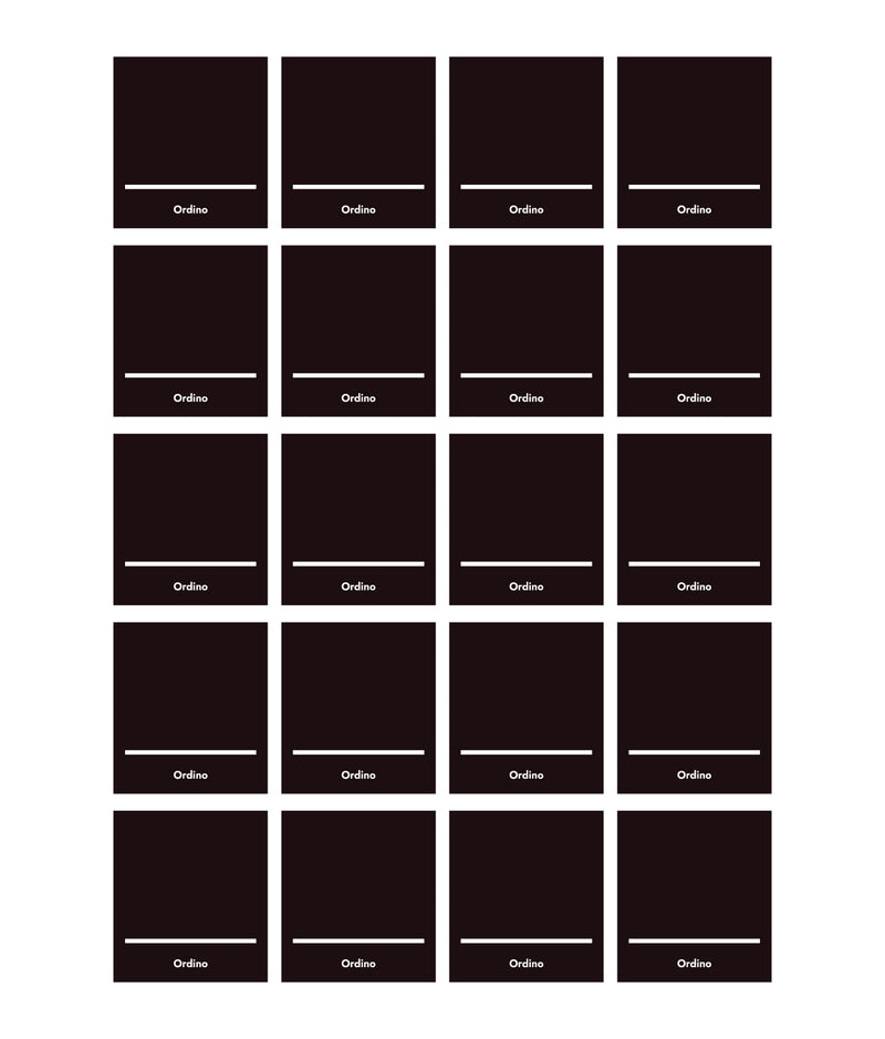 Set 2x20 etichete recipiente alimente uscate, negre, marker inclus