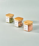 Set 50 etichete recipiente condimente, albe, marker inclus