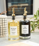 Set 6 etichete sticle ulei, albe, marker inclus