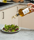 Set 6 etichete sticle ulei, albe, marker inclus