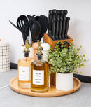 Tavă din bambus, rotundă