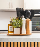 Tavă din bambus, rotundă