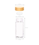 Set 24 sticluțe condimente, capac bambus