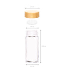 Set 18 sticluțe condimente, capac bambus