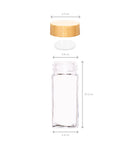 Set 12 sticluțe condimente, capac bambus