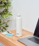 Sticlă termos băuturi, inox, 750ml, cream