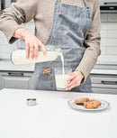 Set 8 sticle etanșe băuturi, capac inox