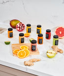 Set 12 sticluțe shot-uri imunitate, sticlă, capac etanș, gură largă