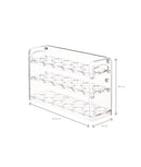 Suport 36 ouă, vertical, 3 nivele, acces direct