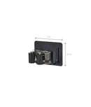 Set suporturi mopuri și accesorii de perete, metalice, autoadezive